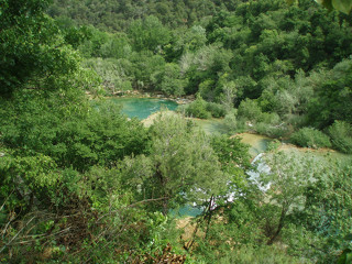 Vodopády na řece Krka