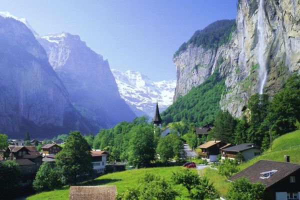 Nejkrásnější Švýcarsko, hory, jezera památky