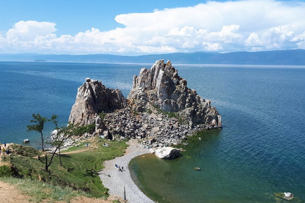 Jezero Bajkal a Transsibiřská magistrála